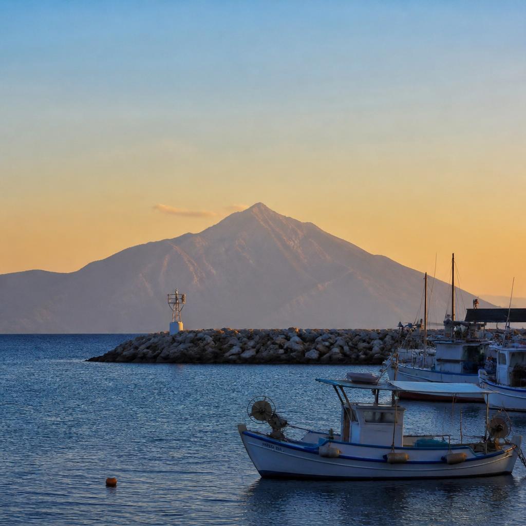 View to Mt. Athos – Ormos Panagias, Halkidiki